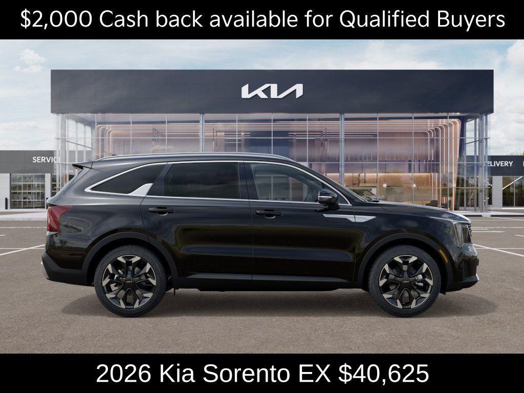 new 2026 Kia Sorento car, priced at $40,625