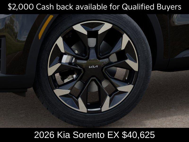 new 2026 Kia Sorento car, priced at $40,625