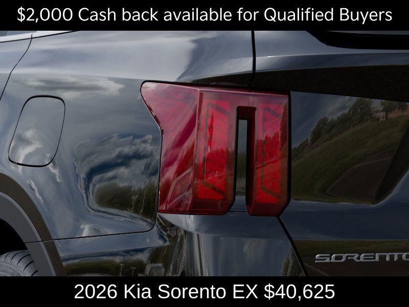 new 2026 Kia Sorento car, priced at $40,625