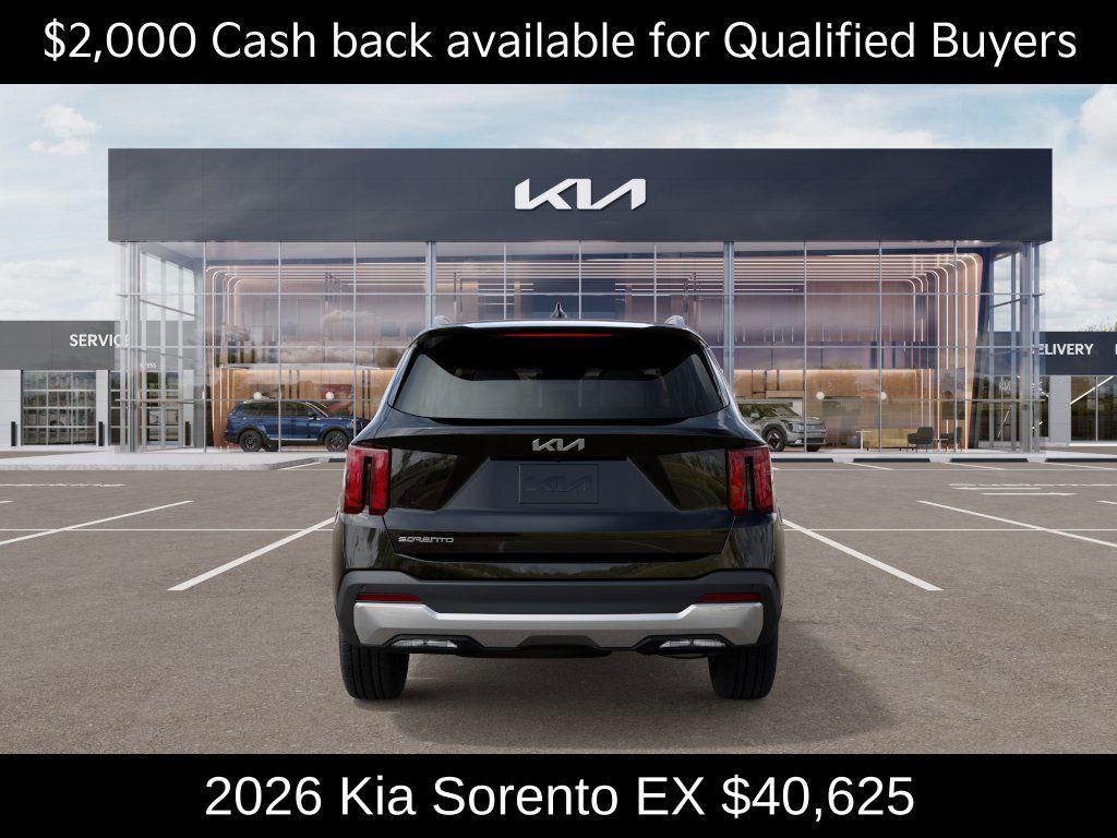 new 2026 Kia Sorento car, priced at $40,625