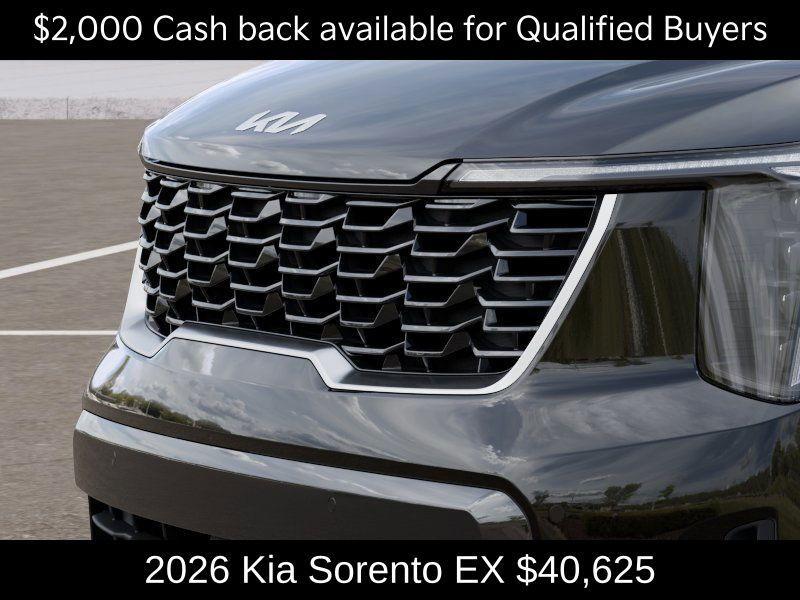 new 2026 Kia Sorento car, priced at $40,625