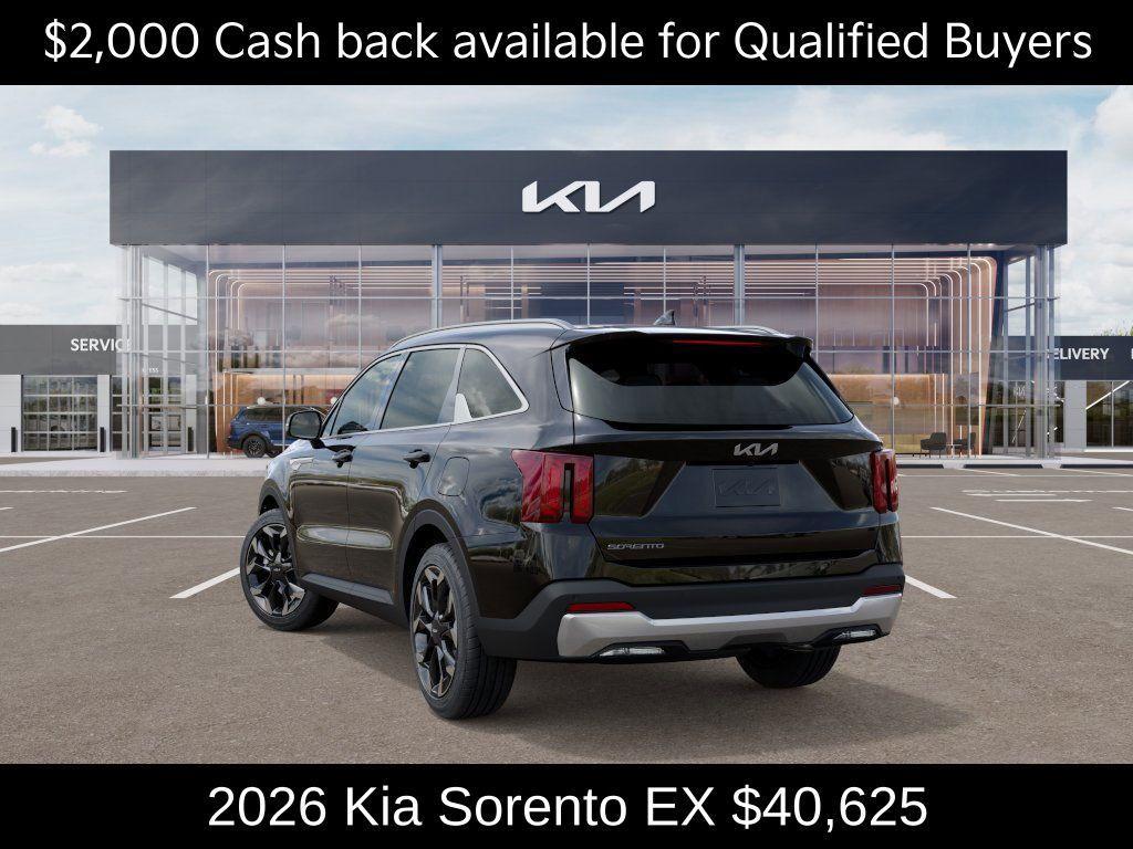 new 2026 Kia Sorento car, priced at $40,625