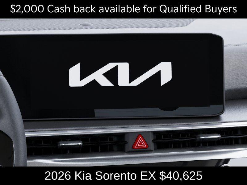 new 2026 Kia Sorento car, priced at $40,625