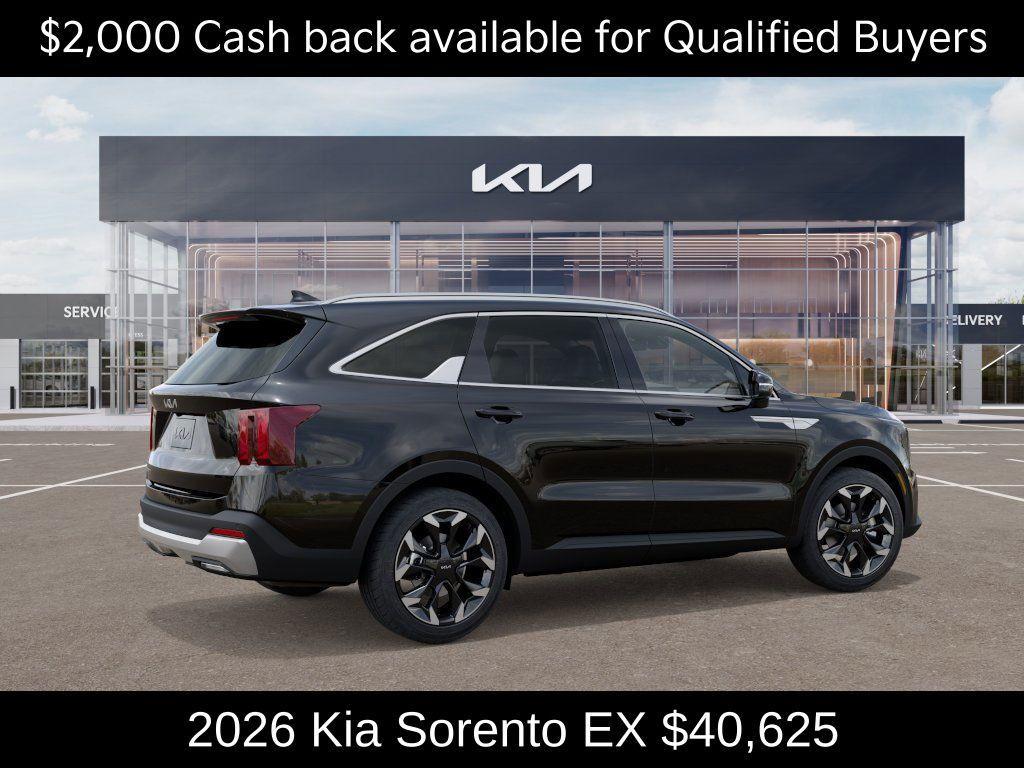 new 2026 Kia Sorento car, priced at $40,625