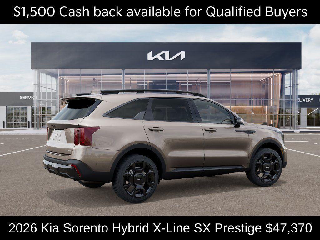 new 2026 Kia Sorento Hybrid car, priced at $47,370
