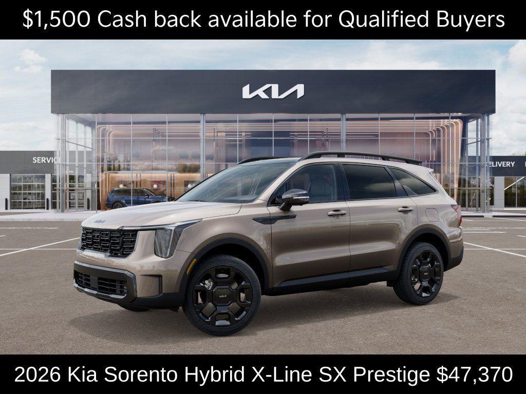 new 2026 Kia Sorento Hybrid car, priced at $47,370