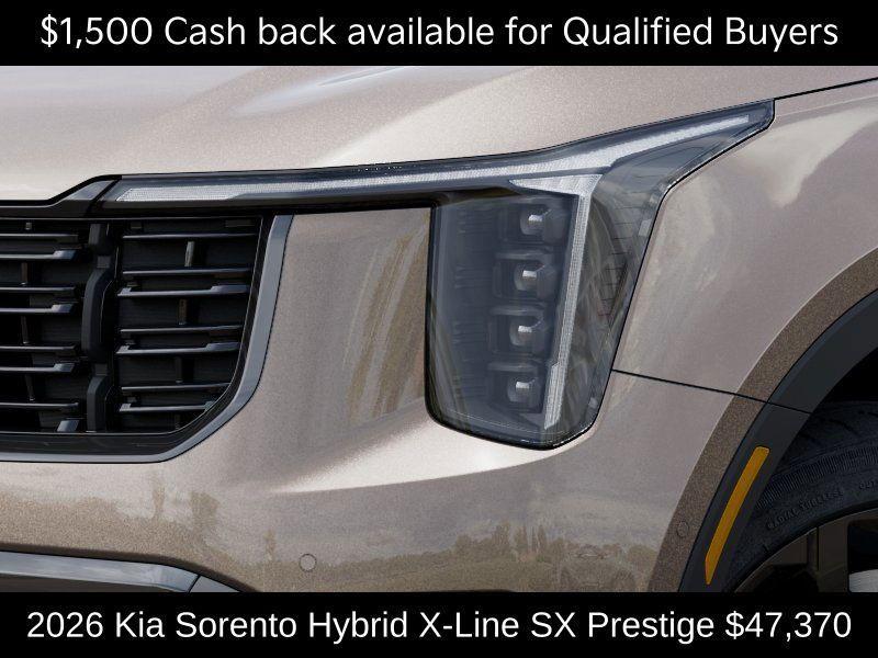 new 2026 Kia Sorento Hybrid car, priced at $47,370