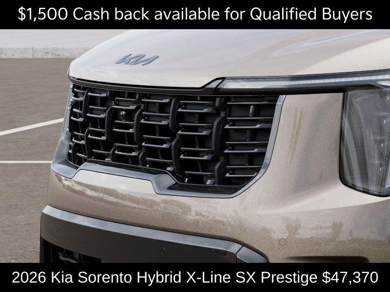 new 2026 Kia Sorento Hybrid car, priced at $47,370