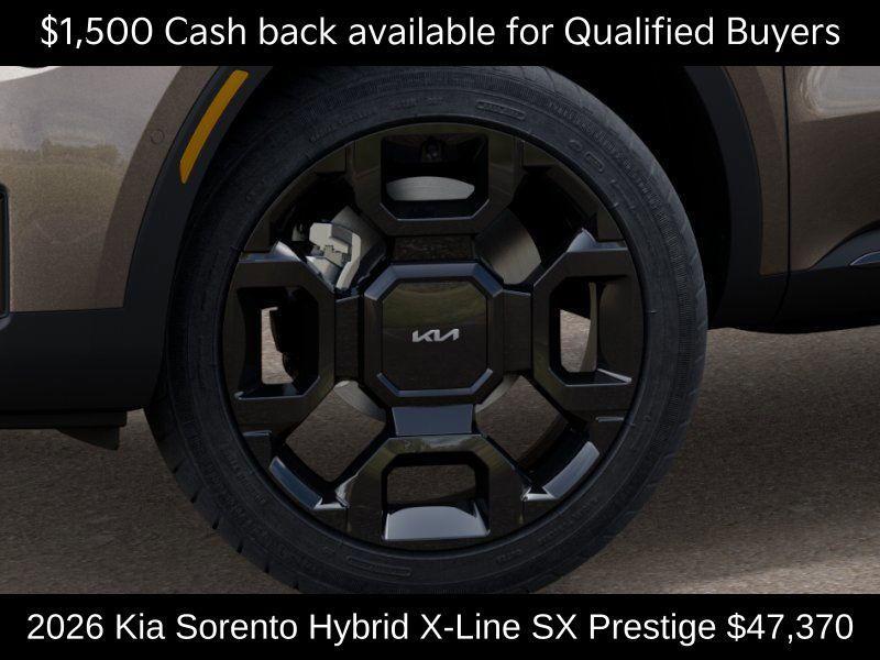 new 2026 Kia Sorento Hybrid car, priced at $47,370