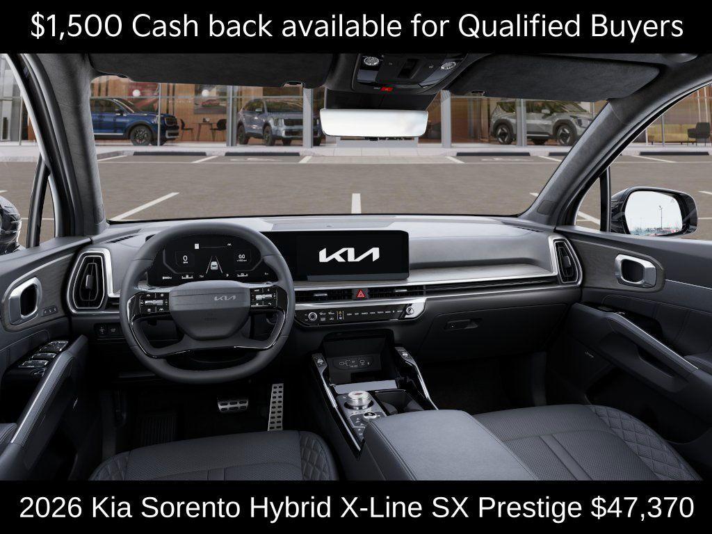 new 2026 Kia Sorento Hybrid car, priced at $47,370