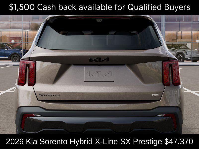 new 2026 Kia Sorento Hybrid car, priced at $47,370