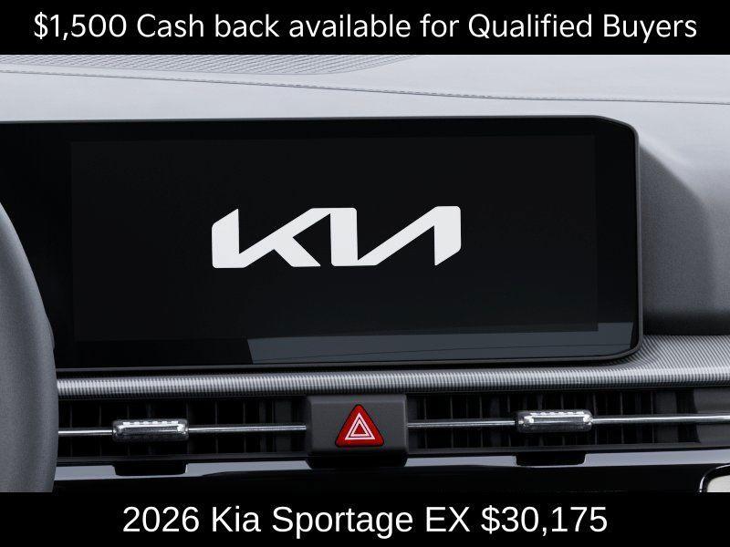 new 2026 Kia Sportage car, priced at $30,175