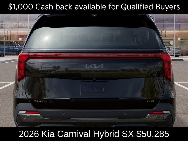 new 2026 Kia Carnival Hybrid car, priced at $50,285