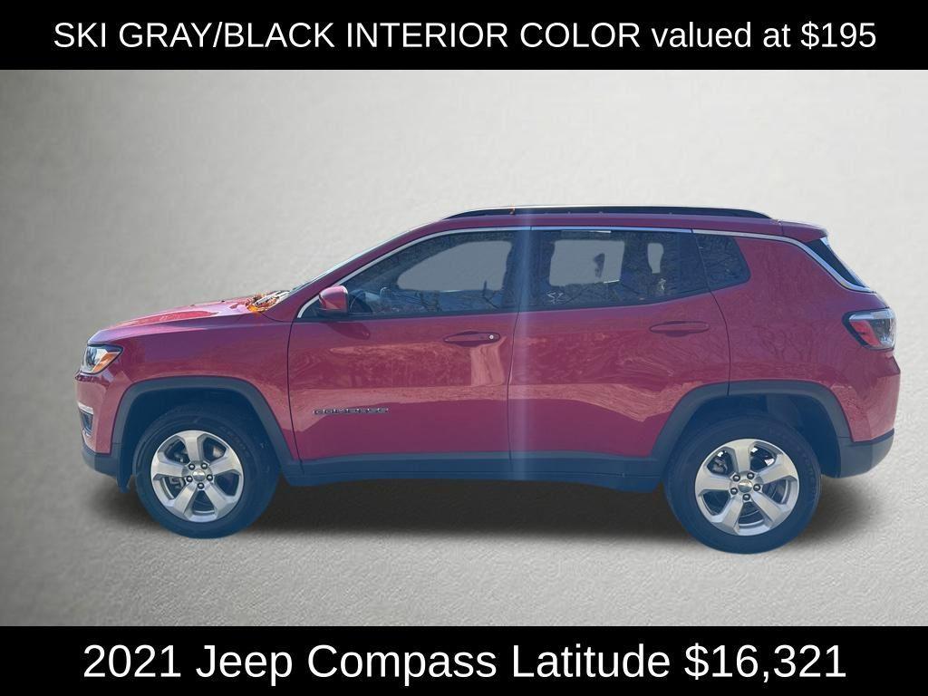 used 2021 Jeep Compass car, priced at $16,321