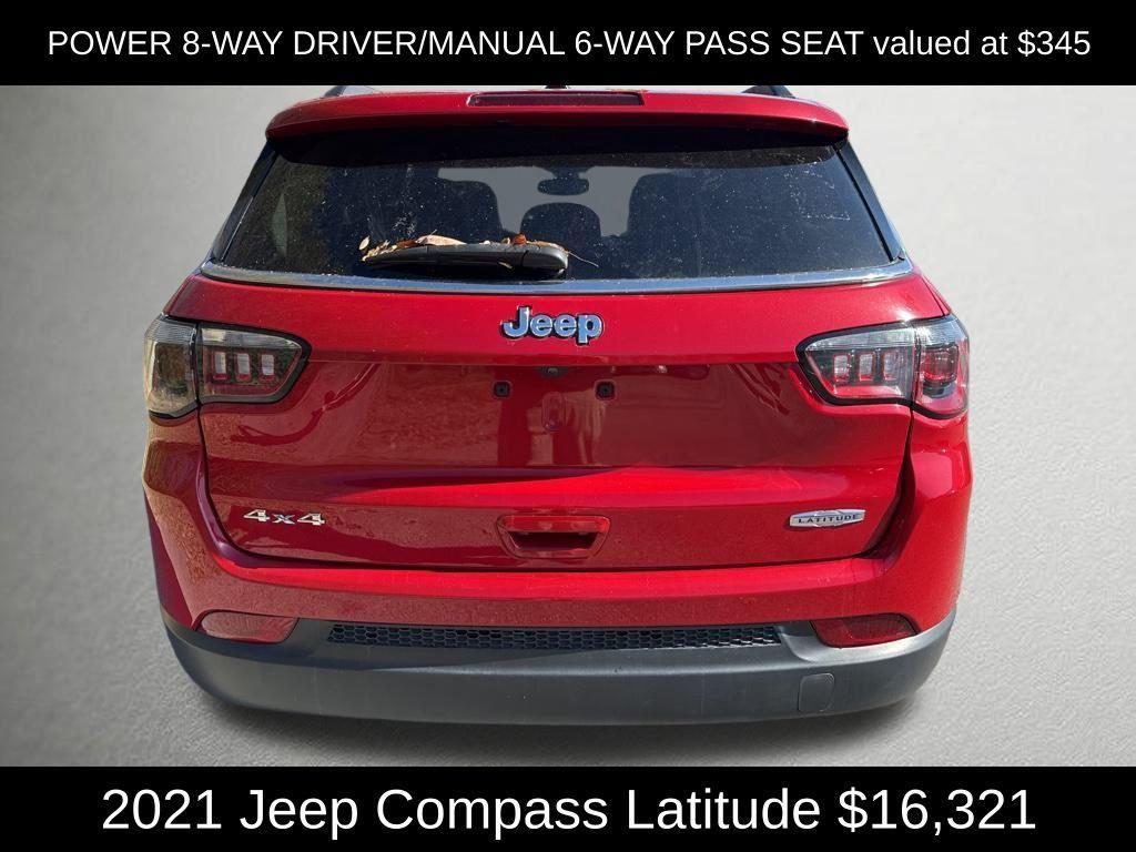 used 2021 Jeep Compass car, priced at $16,321