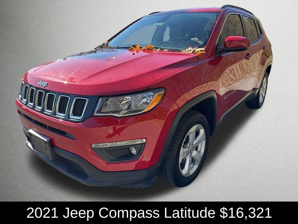 used 2021 Jeep Compass car, priced at $16,321