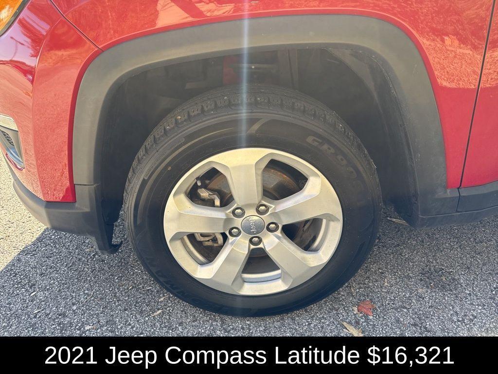used 2021 Jeep Compass car, priced at $16,321