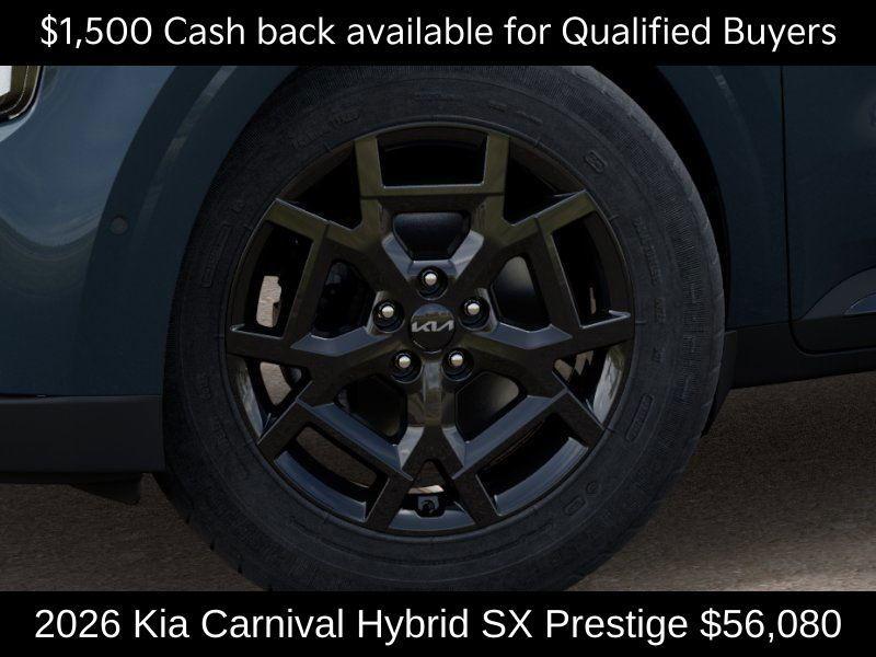 new 2026 Kia Carnival Hybrid car, priced at $56,080