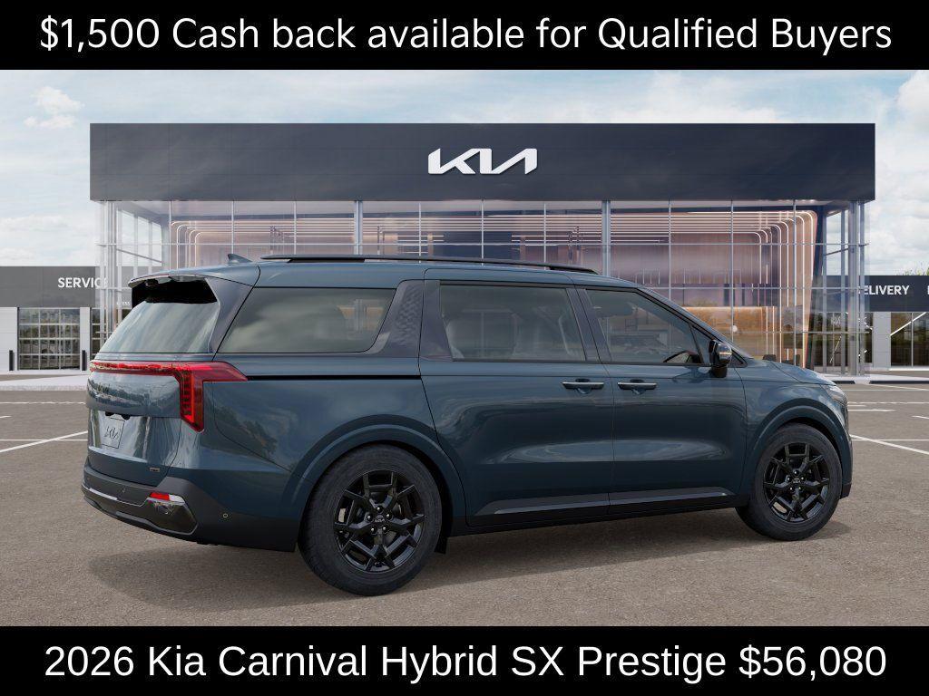 new 2026 Kia Carnival Hybrid car, priced at $56,080