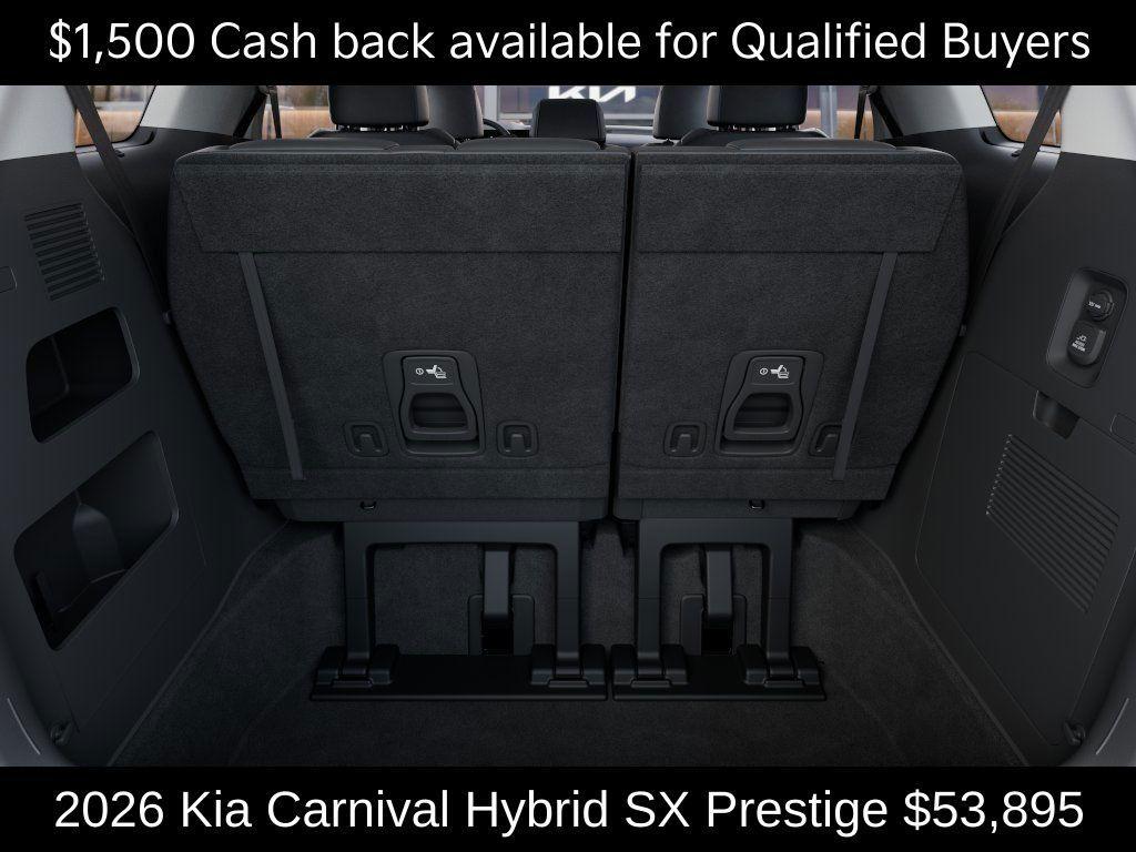new 2026 Kia Carnival Hybrid car, priced at $53,895