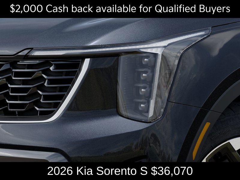 new 2026 Kia Sorento car, priced at $36,070