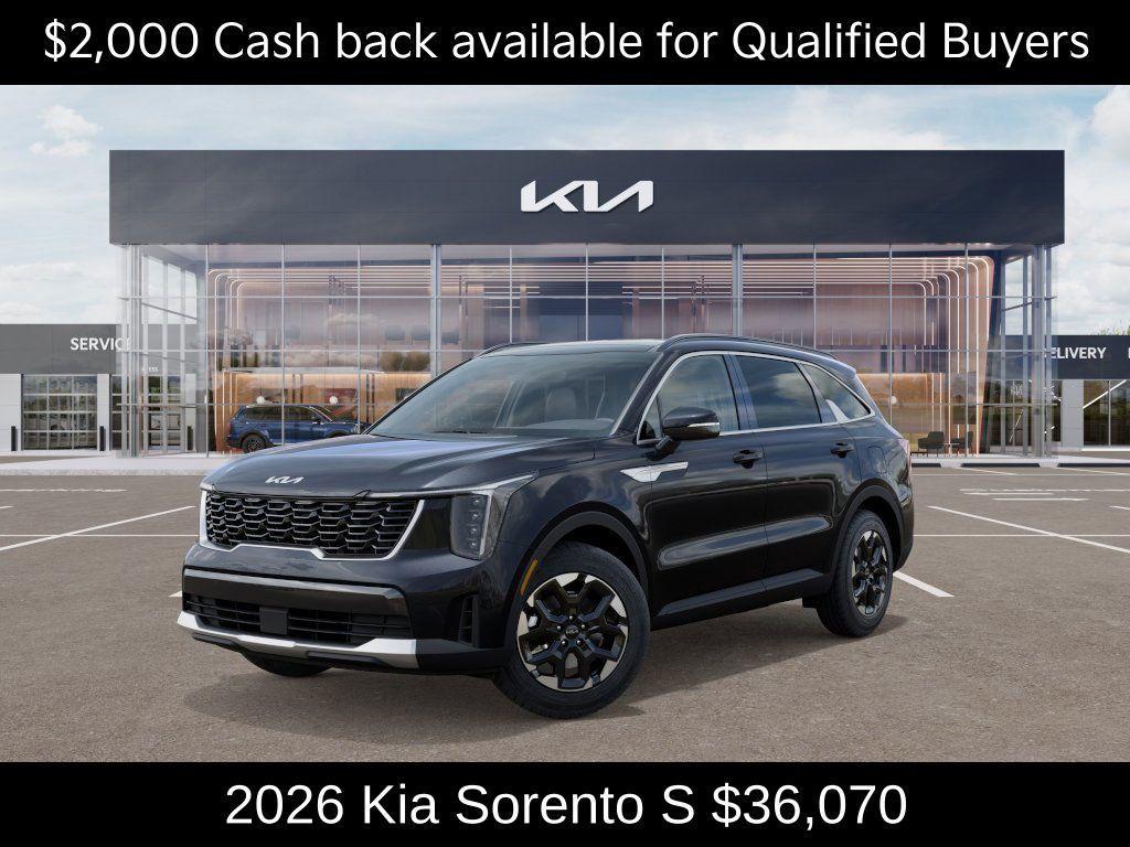 new 2026 Kia Sorento car, priced at $36,070