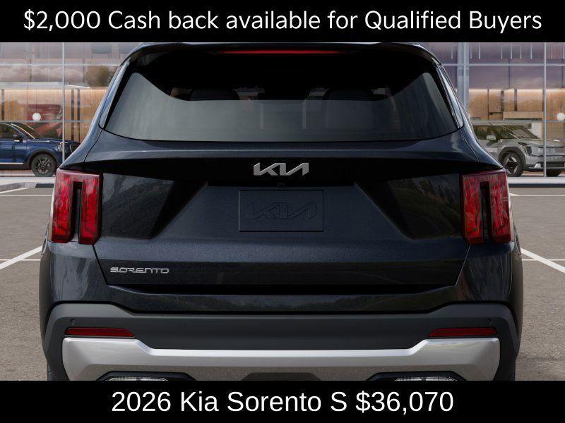 new 2026 Kia Sorento car, priced at $36,070