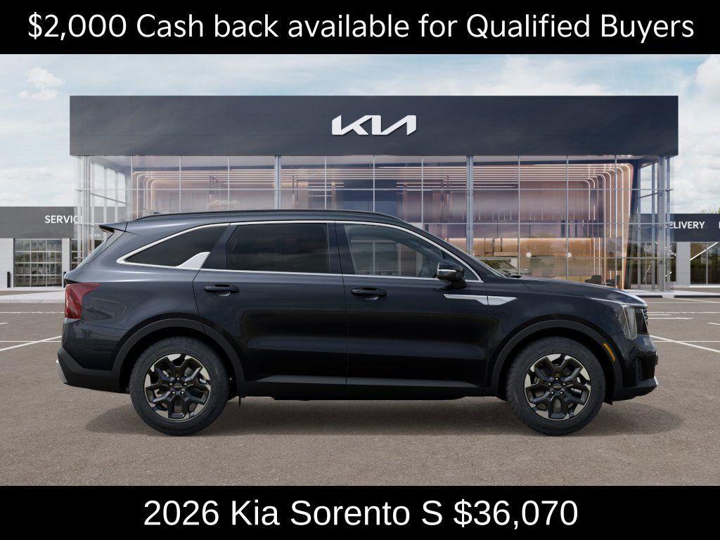 new 2026 Kia Sorento car, priced at $36,070