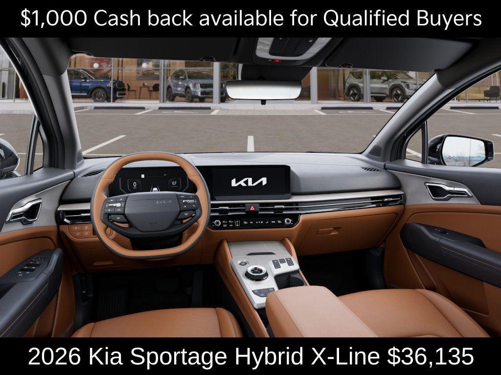 new 2026 Kia Sportage Hybrid car, priced at $36,135