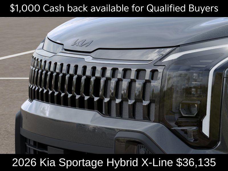new 2026 Kia Sportage Hybrid car, priced at $36,135
