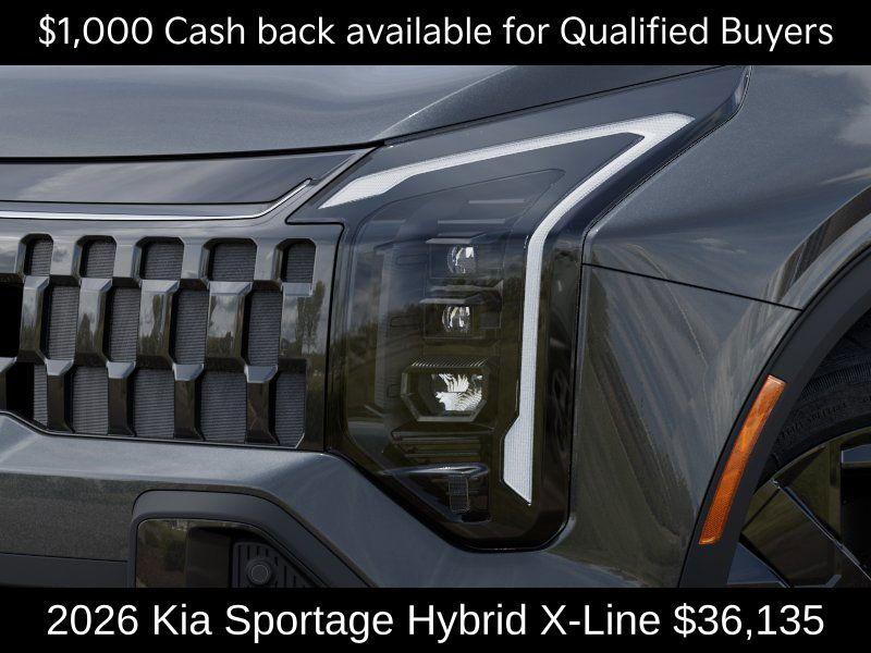 new 2026 Kia Sportage Hybrid car, priced at $36,135