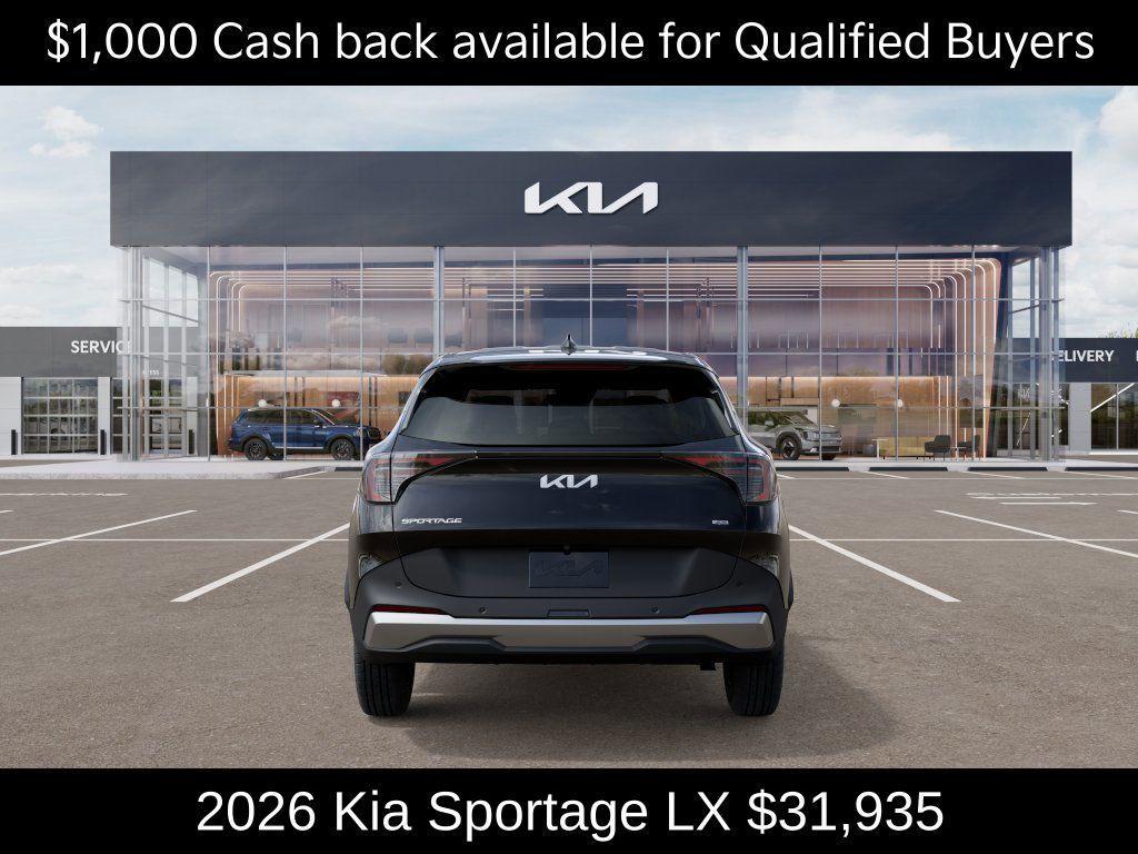 new 2026 Kia Sportage car, priced at $31,935
