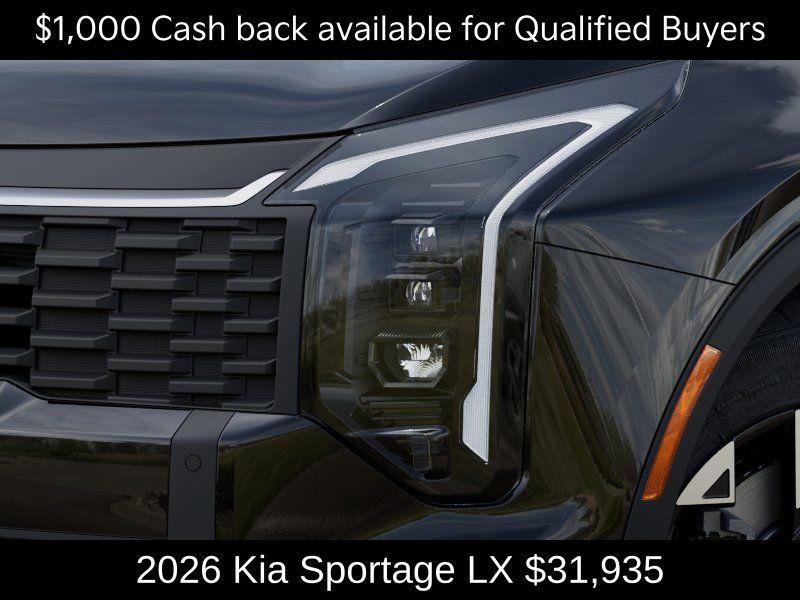 new 2026 Kia Sportage car, priced at $31,935