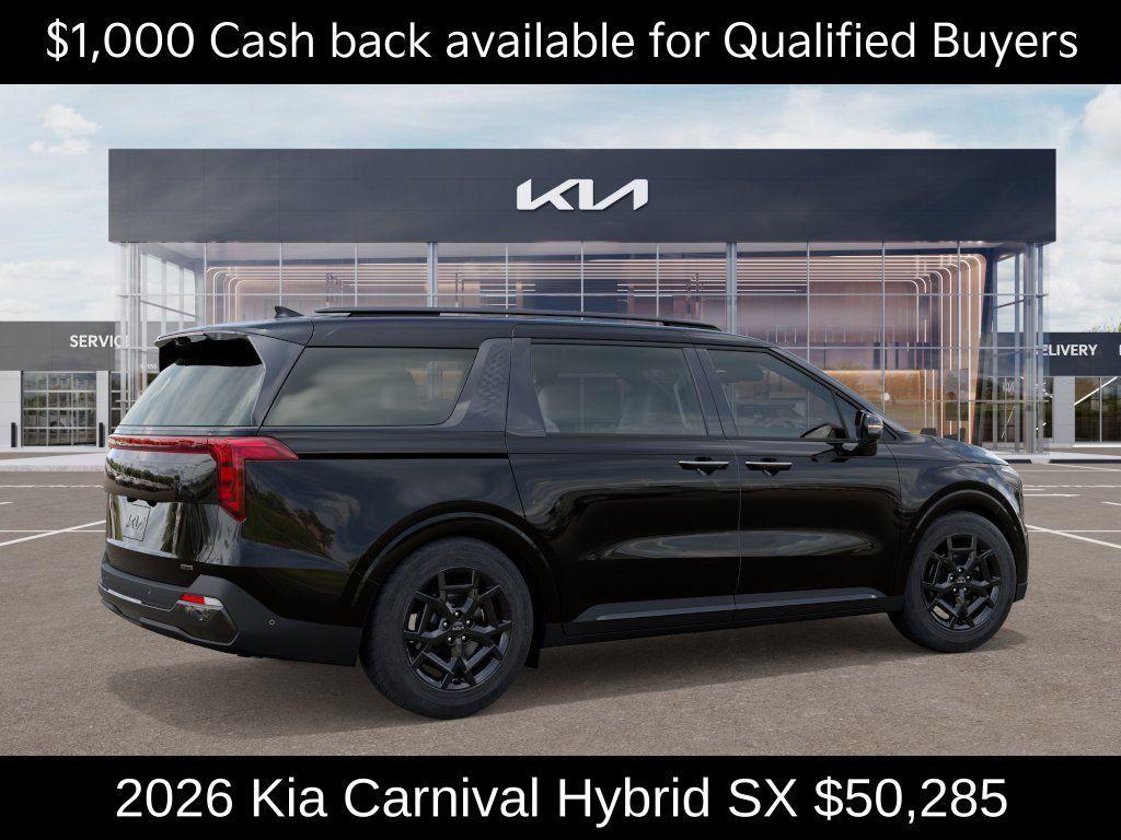 new 2026 Kia Carnival Hybrid car, priced at $50,285