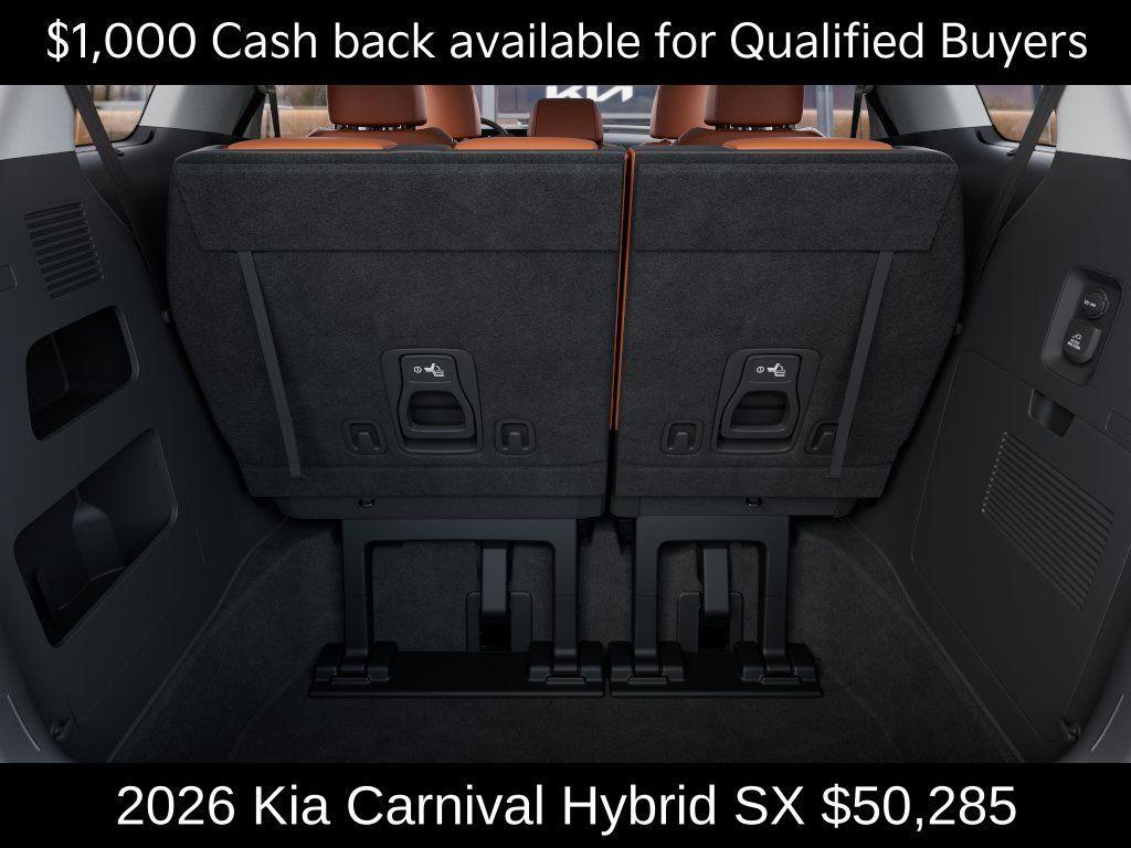 new 2026 Kia Carnival Hybrid car, priced at $50,285