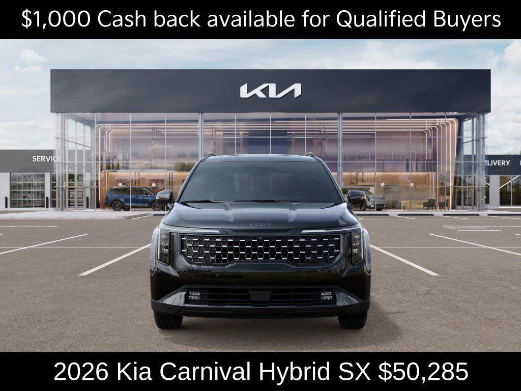 new 2026 Kia Carnival Hybrid car, priced at $50,285
