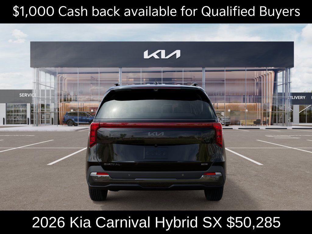 new 2026 Kia Carnival Hybrid car, priced at $50,285