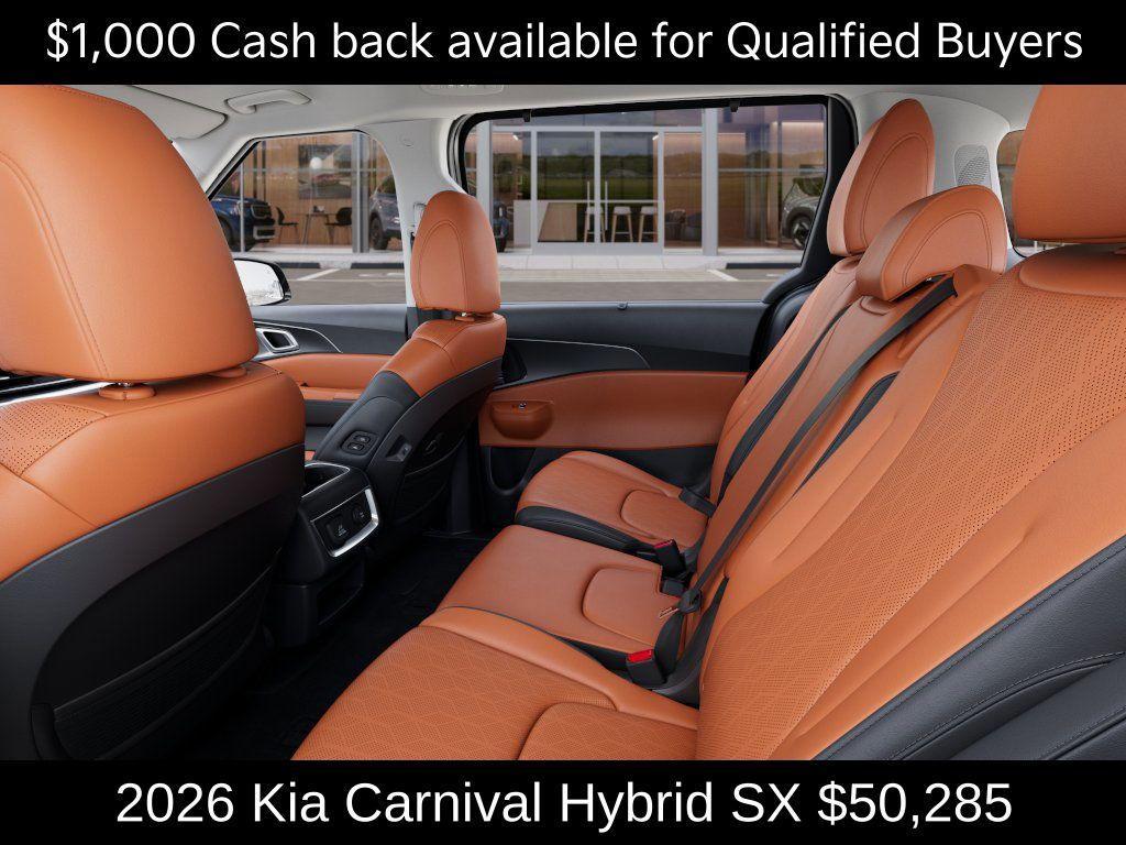 new 2026 Kia Carnival Hybrid car, priced at $50,285