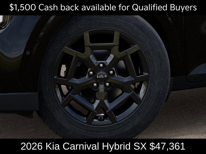 new 2026 Kia Carnival Hybrid car, priced at $47,361