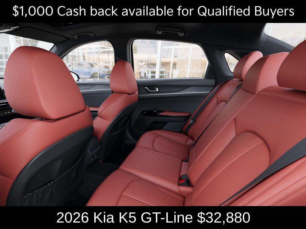 new 2026 Kia K5 car, priced at $32,880