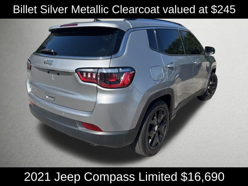 used 2021 Jeep Compass car, priced at $16,690