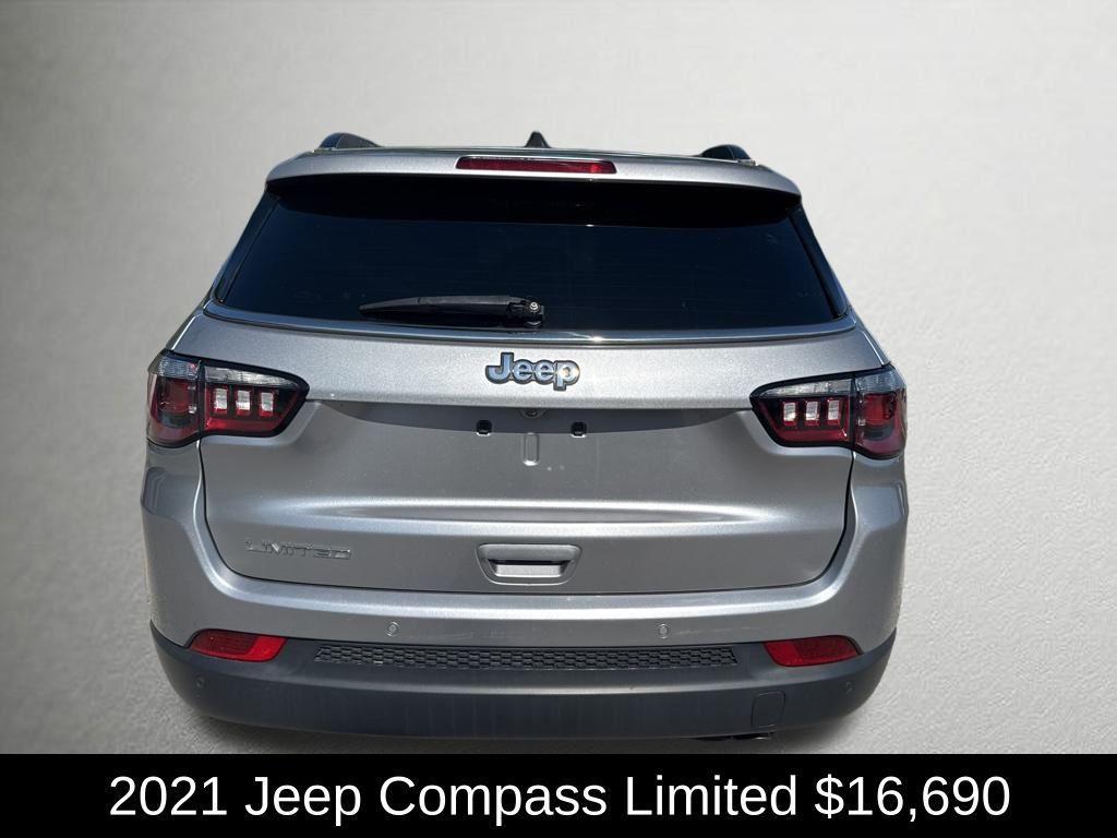 used 2021 Jeep Compass car, priced at $16,690