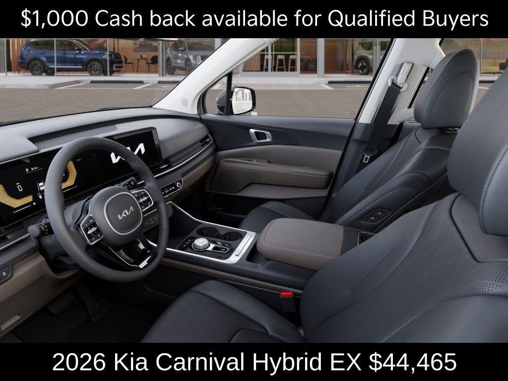 new 2026 Kia Carnival Hybrid car, priced at $44,465