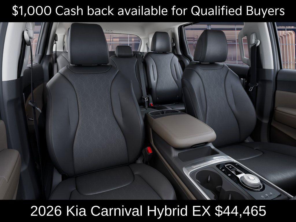 new 2026 Kia Carnival Hybrid car, priced at $44,465
