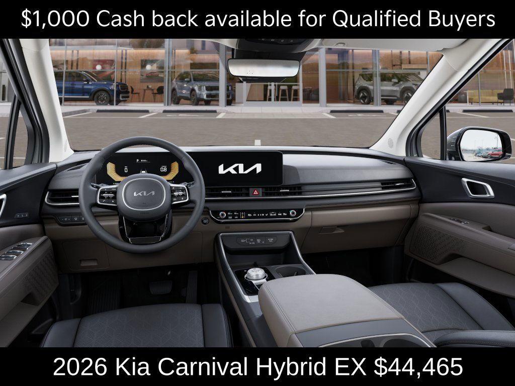 new 2026 Kia Carnival Hybrid car, priced at $44,465