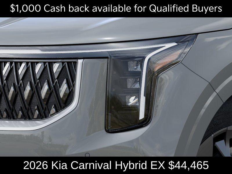 new 2026 Kia Carnival Hybrid car, priced at $44,465