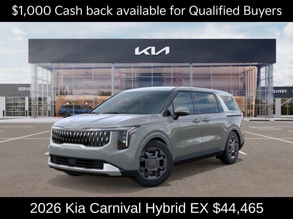 new 2026 Kia Carnival Hybrid car, priced at $44,465