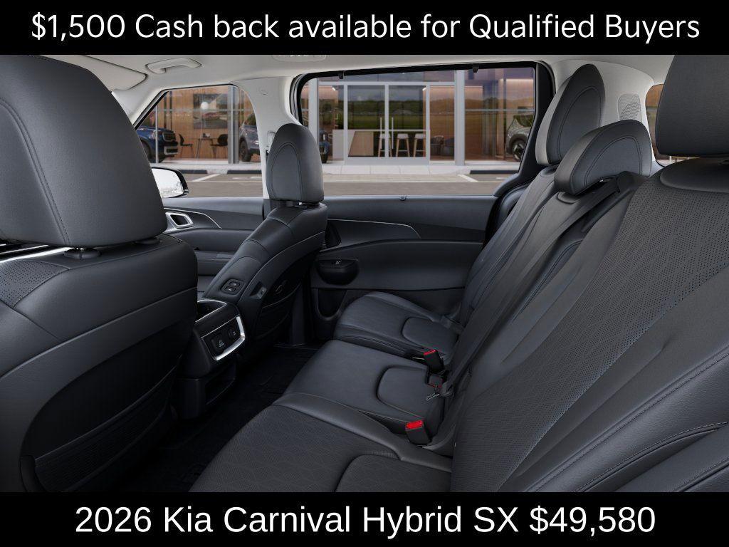 new 2026 Kia Carnival Hybrid car, priced at $49,580