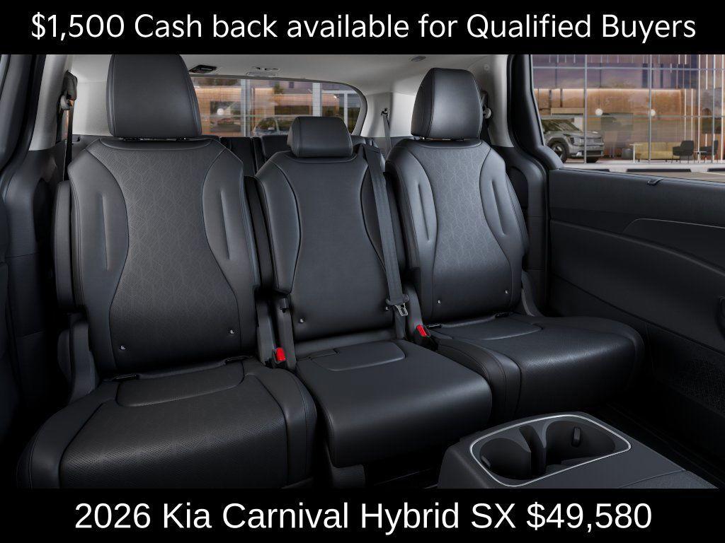 new 2026 Kia Carnival Hybrid car, priced at $49,580