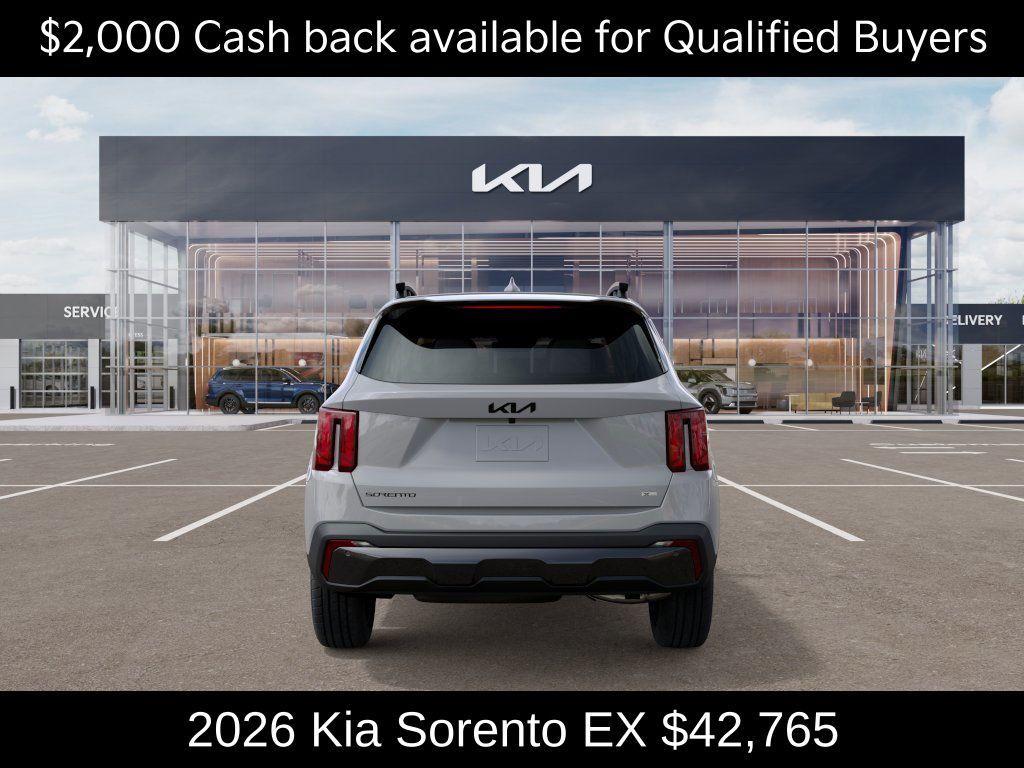 new 2026 Kia Sorento car, priced at $42,765